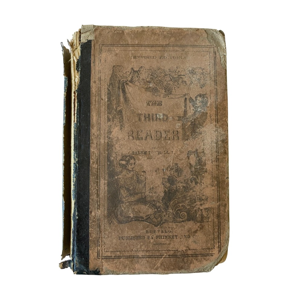 Antique Town's Third Reader Progressive Lessons Phinney & Co 1857